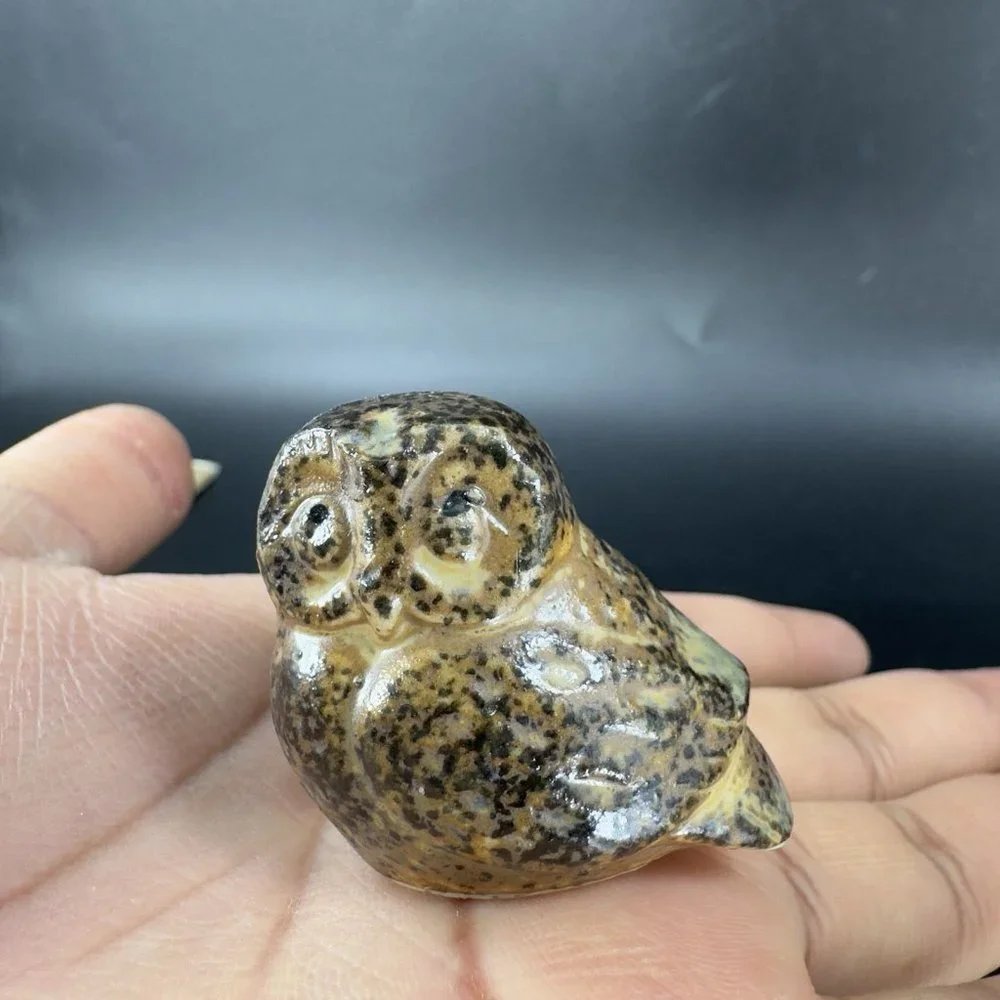 Vintage Otagiri Ceramic Speckled Glaze Stoneware Miniature Ceramic Figurine VTG‎